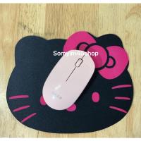 ราคา แผ่นรองเม้าส์ ลายคิตตี้ สีดำ (1ชิ้น) ขนาด 21.5x17 cm (16416118597)