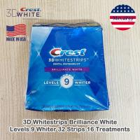 ราคา Crest® 3D Whitestrips Brilliance White Levels 9 Whiter 32 Strips 16 Treatments ชุดฟอกฟั (19688960473)