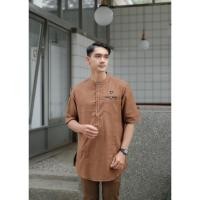ราคา เสื้อคุรุตะชาย / เสื้อโคโกะชาย / เสื้อผ้ามุสลิมชาย N.9 (21676376520)