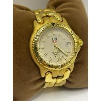 ราคา TAG HEUER S EL ก้างปลา 2 ชั้น Professional 200m WG1230-K0 30mm Gold Tone Steel Quartz Watc (40167647735)