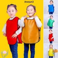 ราคา อานซ์ซัน3เด็กผ้ากันเปื้อนกันคราบ,ระบายอากาศป้องกันสกปรกแขนผ้ากันเปื้อน,กันน้ําอเนกประสงค์เสื้อกั๊กสไตล์ผ้ากันเปื้อนอนุบาล (24195202118)