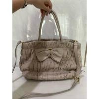 ราคา กระเป๋า PRADA 2way tote pleated gray ของแท้ (27154618740)