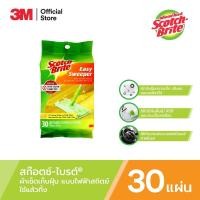 ราคา Scotch-Brite® สก๊อตช์-ไบรต์® ผ้าเช็ดเก็บฝุ่นแบบไฟฟ้าสถิตย์ ใช้แล้วทิ้ง 30 แผ่น Q600 Dry Refill, Disposable Floor Wiper (13494777181)