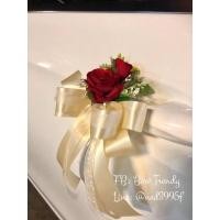 ราคา ช่อดอกไม้ติดประตูรถเจ้าสาวงานHandmadeโบว์ช่อดอกไม้สำเร็จรูปพร้อมใช้ผูกได้ทันที/โบว์ช่อกุหลาบแดง (20610947143)