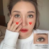 ราคา คอนแทคเลนส์ขนาดมินิBrown / Gray Mini ava (Kitty kawaii) (43553369386)