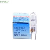 ราคา SUPERAF Osram 64640 HLX โคมไฟ 24V 150W G6.35 สําหรับผ่าตัดวิดีโอโปรเจคเตอร์กล้องจุลทรรศน์โคมไฟผ่าตัด Shadowless หลอดไฟร้อน (50250021541)
