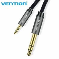 ราคา Vention 3.5mm to 6.35mm Adapter Aux Cable for Mixer Amplifier Gold Plated 3.5 Jack to 6.5 Jack(PVC/Nylon/Cotton) (1976316811)