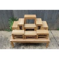 ราคา โต๊ะหมู่บูชา หมู่ 9 หน้า 7 (งานดิบ) ไม้สัก (15206914378)