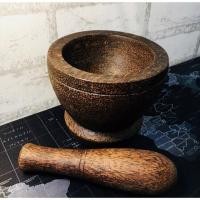 ราคา Copper ครกไม้ตาล แกนไม้ตาล อบแห้ง ขนาดเล็ก (ขนาดประมาณ 3 - 8 นิ้ว)1 ชิ้น (26227155849)