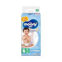 ราคา Unijia/Moony Smooth Transparent Diaper Breathable XL44 ชิ้น (12-17gk) ผ้าอ้อมเด็ก Ultra-Thin Japan (43970079565)
