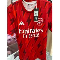 ราคา adidas ฟุตบอล เสื้อวอร์มก่อนแข่ง Arsenal ผู้ชาย สีแดง XS (23786777905)