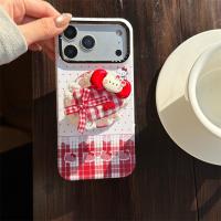ราคา เคสไอโฟนสําหรับ iPhone 17 Pro Max, iPhone 16 Pro Max, iPhone 15 Pro Max, iPhone 14 Pro Max เคสโทรศัพท์ฟิล์มแม่เหล็กพร้อมประกบลายตารางสีแดง (43424464098)