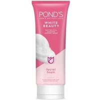 ราคา LeeMart โฟมล้างหน้า พอนด์ส ไวท์ บิวตี้ เฟเชียล Pond's White Beauty Facial Foam 100G สีชมพู ขนาด 100 กรัม (19821866914)