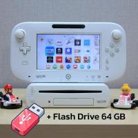 ราคา Wii U 32 Gb สีขาว เมนู Eng แปลงแล้ว พร้อม SD 64 GB / Flash Drive 64 GB มี Freeshop แถม Emu เกมส์ (41412031134)