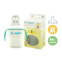 ราคา NANNY Mommy Touch ขวดนม 9 ออนซ์ พร้อมจุกนมคอกว้างและหูจับ (7140595482)