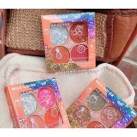 ราคา สินค้าจริงสีสวย Mila Color Glitter Eyeshadow มิลา คัลเลอร์ กลิตเตอร์ อายแชโดว์พาเลททาตา กลิตเตอร์กากเพชรประกาย 4 ช่อง (13569880864)