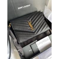 ราคา [ของแท้] New YSL Monogram Clutch (15704234803)
