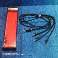 ราคา HOCO 3 IN 1 สายชาร์จ - Micro - Iphone - Type C - สายเคเบิลข้อมูล USB (26388419475)