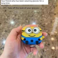 ราคา การ์ตูน Eye Minion สําหรับ AirPods 1/2/3/4 รุ่นหูฟังกรณีใช้งานร่วมกับ AirPods Pro 2/3 รุ่นหูฟังบลูทูธฝาครอบป้องกันหูฟังแบบนุ่ม (27243113297)