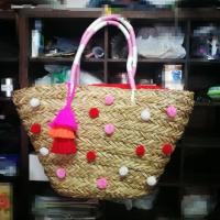 ราคา Sale❗กระเป๋าสาน กระเป๋าสานไปทะเล งานHandmade (5403713008)