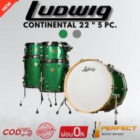ราคา กลองชุด LUDWIG / CONTINENTAL 22 " 5 PC. กลองชุด 5ใบ (ไม่รวม hardware และฉาบ) [ผ่อน 0% 10เดือน] (27123386363)