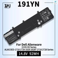 ราคา แบตเตอรี่แล็ปท็อป191YN สำหรับ Dell Alienware 15R1 R2 ALW15ED-1718 1728 1828 1828T 2718 2728 P42F 2F3W1 02F3W1 8NH55 08NH (26021794696)