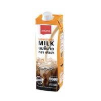 ราคา (อโรม่าครีมเหลือง) อโรม่า นมข้นจืด / AROMA UNSWEETENED MILK / 1000ml (41117248813)