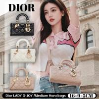 ราคา : ดิออร์ Dior LADY D-JOY กระเป๋า Extra Mini/Small/Medium Ladies Handbags กระเป๋าสะพายไหล่ Messenger (29677768687)