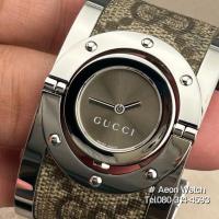 ราคา Gucci Twirl 112 Steel Quartz Brown Dial (44001671299)