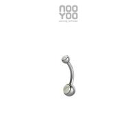 ราคา NooYoo จิวสะดือสำหรับผิวแพ้ง่าย Double Pearl Baby Surgical Steel (1426988034)