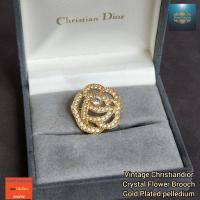 ราคา เข็มกลัดดิออร์แท้ รุ่นวินเทจสวยมาก (19937897340)