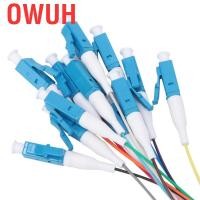 ราคา Owuh 12 Strand ไฟเบอร์ออปติก Pigtail LC/UPC โหมดเดียวการสอดใส่ต่ําการสูญเสีย 1.5 ม. (42565890830)