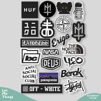 ราคา สติกเกอร์ไวนิลกันน้ํายี่ห้อ || สติ๊กเกอร์หมวกกันน็อคมารดาของ Uniqlo deus stussy (43803035909)