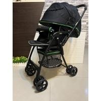 ราคา รถเข็นเด็ก ยี่ห้อ Aprica รุ่น AirRia สีดำ พร้อมซัพพอร์ต (12953605101)