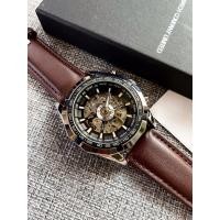 ราคา นาฬิกาออโต้แปดเหลี่ยม Automatic skeleton สายหนังแบรนด์แท้ (23633500295)