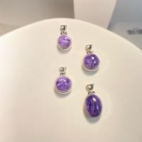 ราคา SERENA collections ✨ จี้หิน ชารอยต์ (Charoite) ตัวเรือนเงินแท้925 (25650682569)