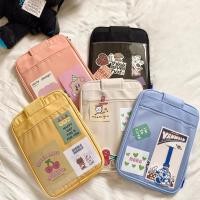 ราคา เกาหลีสีทึบกระเป๋าเก็บแท็บเล็ต PVC โปร่งใสโน๊ตบุ๊ค DIY กระเป๋าใส่คอมพิวเตอร์สำหรับ ipadpro11นิ้ว air14 (29618006320)