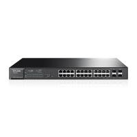 ราคา SWITCH HUB (สวิตซ์ฮับ) TP-LINK 24 Port Gigabit Smart PoE+ Switch with 4 Combo SFP Slots T1600G-28PS (TL-SG2424P) (1762583351)