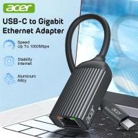 ราคา Acer Type C ถึง RJ45 การ์ดเครือข่าย LAN 1000Mbps USB C อะแดปเตอร์อีเธอร์เน็ต Gigabit สําหรับ Macbook PC Samsung (41511663690)