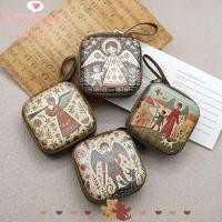 ราคา EUCALYTUSS กล่องเครื่องประดับคริสเตียน,การ์ตูนซิปสวดมนต์สวดมนต์กระเป๋าเก็บ,แบบพกพาElegant Virgin Mary 7x7 ซม.ชุดสวดมนต์Devotees (44371320096)