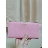ราคา กระเป๋าสตางค์ใบยาว Kate Spade สีชมพูนม แท้ สภาพใหม่มาก (18089441422)