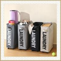 ราคา [ลด 95%]พร้อมส่ง! ตะกร้าผ้า ตะกร้าผ้าพับได้ ตะกร้าซักผ้าขนาดใหญ่ 42L ตะกร้าซักผ้ามีล้อ ตะกร้าเก็บของกันน้ำ มีขาตั้ง ตะกร้าอเนกประสงค์ (26730292670)