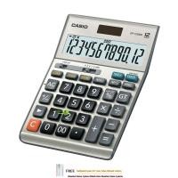ราคา เครื่องคิดเลข สีเงิน คาสิโอ DF-120BM แถมฟรี ปากกาลูกลื่น 0.7 มม. สีน้ำเงิน คละสี ควอนตั้ม Sense 4 ด้าม (1662102486)