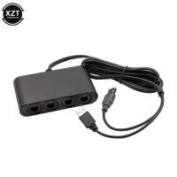 ราคา 4 พอร์ต GC คอนโทรลเลอร์อะแดปเตอร์ USB Gamecube Controller Adapter Fit สําหรับ Nintendo Switch Wii u / PC (43025111258)