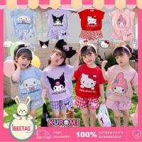 ราคา เสื้อยืดแขนสั้น พิมพ์ลาย Sanrio Kuromi Melody Cinnamoroll น่ารัก เหมาะกับฤดูร้อน สําหรับเด็ก จํานวน 2 ชิ้น (25067533069)