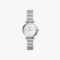 ราคา Fossil นาฬิกาข้อมือผู้หญิง Fossil Carlie Three-Hand Stainless Steel Watch Silver รุ่น ES4430 (9061253198)