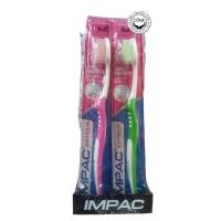 ราคา แปรงสีฟันอิมแพค​ medium plus โหลละ99บาท (6735790284)