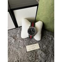ราคา Gucci GG2570 green and red Web nylon strap watch, 41mm (18562024379)