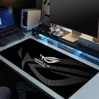 ราคา XXL ROG เกม MousePad สีดํา ASUS แผ่นรองเมาส์ขนาดใหญ่ล็อคขอบ 400x900 Creative Gamer Player แป้นพิมพ์คอมพิวเตอร์ตาราง (28537412558)