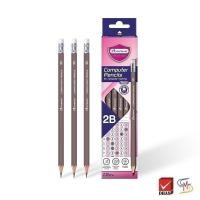 ราคา Master Art มาสเตอร์อาร์ต ดินสอ ดินสอดำ ดินสอ 2b 12 แท่ง TH21 จำนวน 1 กล่อง (15487730115)